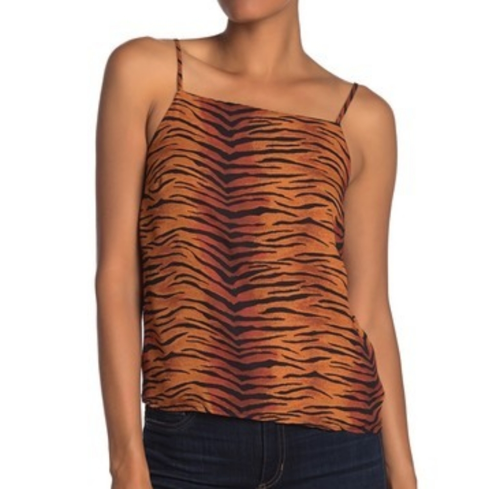 Ten Sixty Sherman Tank Top XS all Tiger Stripes